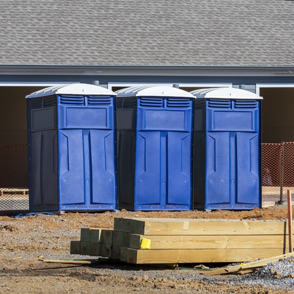 are there any options for portable shower rentals along with the porta potties in West Alexander